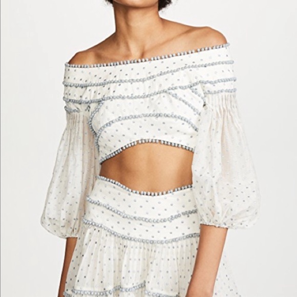 Zimmermann Dresses & Skirts - Zimmerman suit skirt with polka dot top